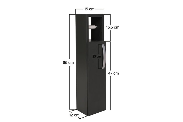 Hanah Home Armario de Baño Escandinavo Anthracite